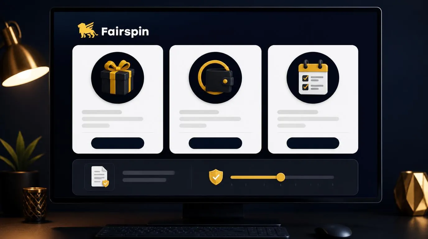 Panel promocji kasynowych z kartami bonusu powitalnego, cashbacku i misji tygodniowych